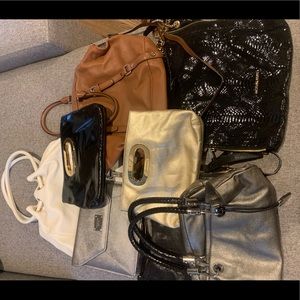 9 Michael kors bags including 1 collection 3 clutches 6 totes bundle sale